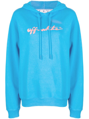 

Logo-print cotton hoodie, Off-White Logo-print cotton hoodie