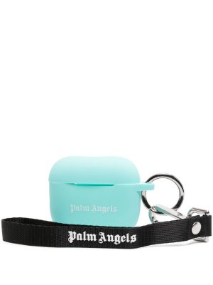 

Logo-print AirPods case, Palm Angels Logo-print AirPods case