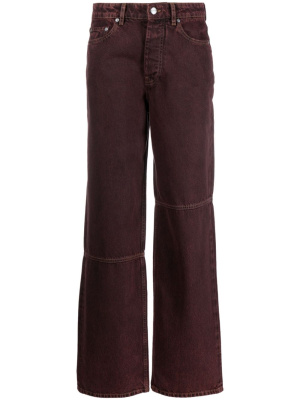 

Overdyed Izey wide-leg jeans, GANNI Overdyed Izey wide-leg jeans