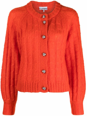 

Cable-knit cardigan, GANNI Cable-knit cardigan