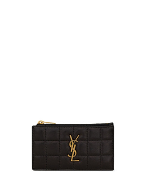 

Logo-plaque card holder, Saint Laurent Logo-plaque card holder
