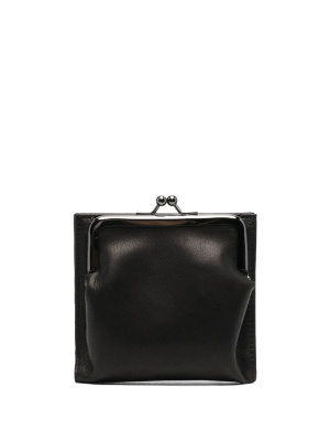 

Square-body leather wallet, Yohji Yamamoto Square-body leather wallet