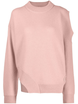 

Asymmetric cold-shoulder cashmere jumper, Stella McCartney Asymmetric cold-shoulder cashmere jumper