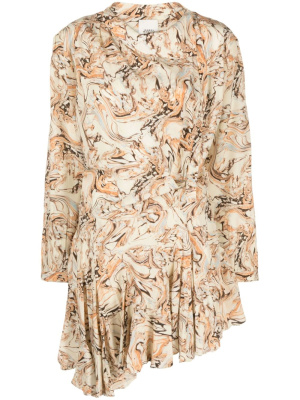 

Abstract-print silk minidress, ISABEL MARANT Abstract-print silk minidress