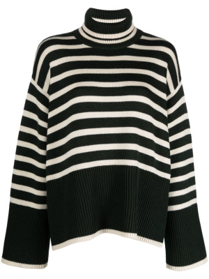 

Striped wool-cotton jumper, TOTEME Striped wool-cotton jumper