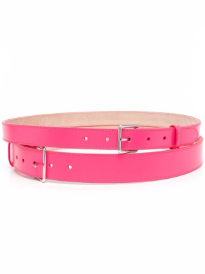 

Buckle-fastened leather belt, Alexander McQueen Buckle-fastened leather belt