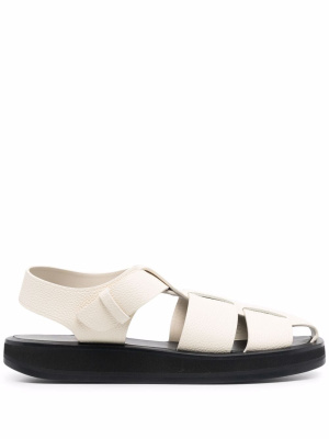 

Lattice-strap flat sandals, The Row Lattice-strap flat sandals