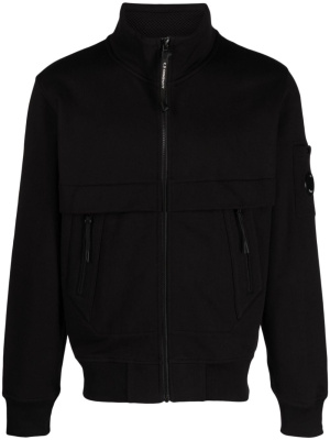 

Logo-patch zip-up sweatshirt, C.P. Company Logo-patch zip-up sweatshirt