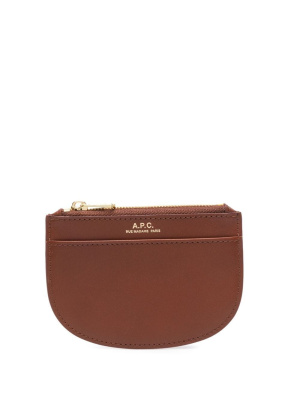 

Rounded leather purse, A.P.C. Rounded leather purse