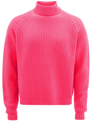 

Ribbed-knit high-neck jumper, JW Anderson Ribbed-knit high-neck jumper