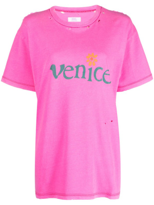 

Venice-print distressed T-shirt, ERL Venice-print distressed T-shirt