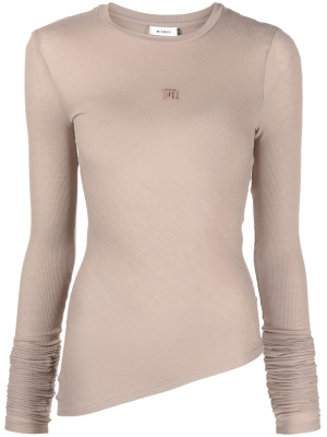 

Logo-embroidered asymmetric top, MISBHV Logo-embroidered asymmetric top