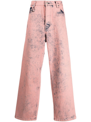 

District Overdyed mid-rise wide-leg jeans, Etudes District Overdyed mid-rise wide-leg jeans