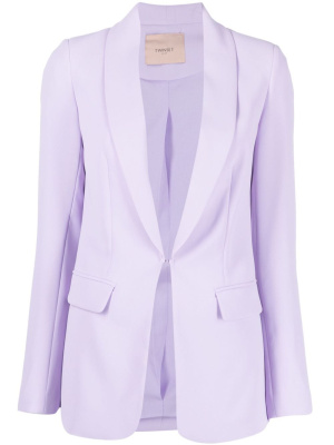 

Hook-fastening shawl-lapels blazer, TWINSET Hook-fastening shawl-lapels blazer