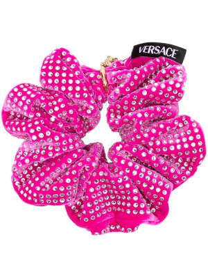 

La Greca-charm scrunchie, Versace La Greca-charm scrunchie