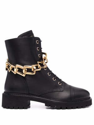 

Lace-up leather boots, Giuseppe Zanotti Lace-up leather boots
