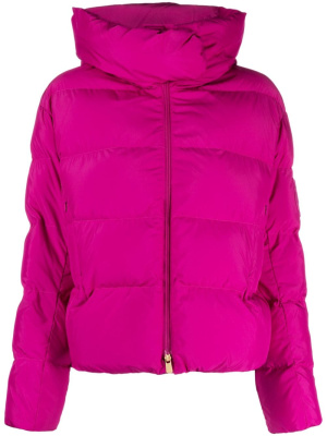 

Logo-patch padded jacket, PINKO Logo-patch padded jacket
