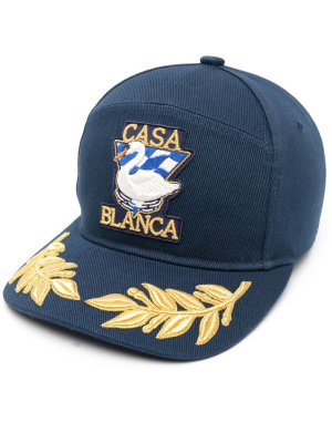 

Swan embroidered cap, Casablanca Swan embroidered cap