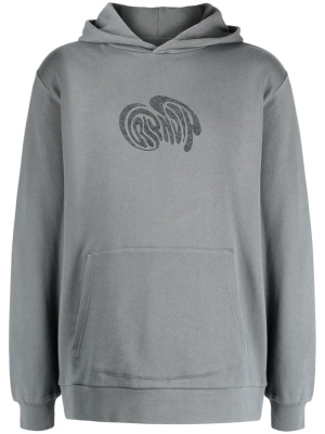 

Logo-print cotton hoodie, Ripndip Logo-print cotton hoodie