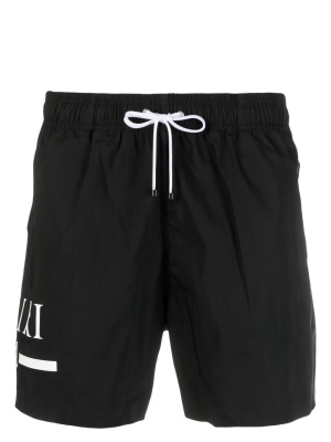 

Logo-embroidered swim shorts, AMIRI Logo-embroidered swim shorts