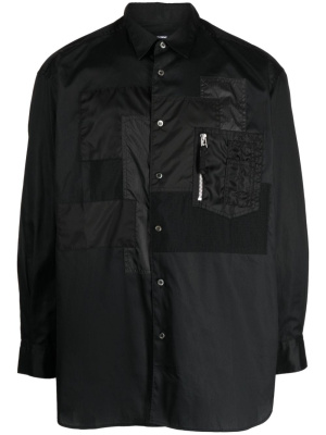 

Panelled long-sleeved shirt, Comme Des Garçons Homme Panelled long-sleeved shirt