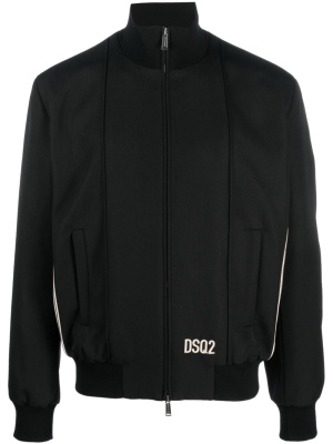 

Logo-embroidered bomber jacket, Dsquared2 Logo-embroidered bomber jacket