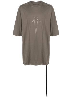 

Luxor Jumbo logo-print T-shirt, Rick Owens DRKSHDW Luxor Jumbo logo-print T-shirt