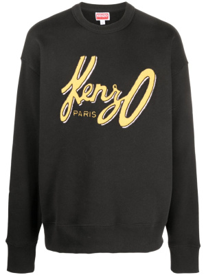 

Logo-print cotton sweatshirt, Kenzo Logo-print cotton sweatshirt