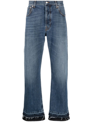 

Straight-leg cropped jeans, Alexander McQueen Straight-leg cropped jeans