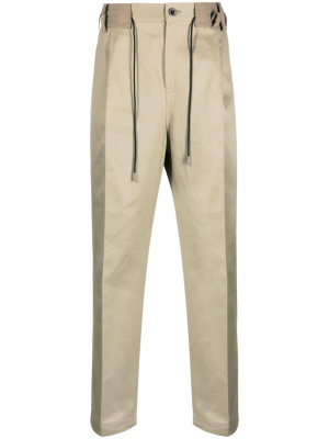 

Drawstring cotton track pants, Sacai Drawstring cotton track pants