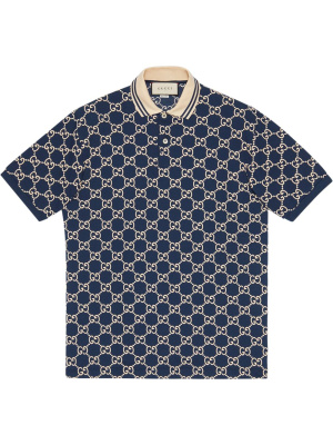

Embroidered GG polo shirt, Gucci Embroidered GG polo shirt