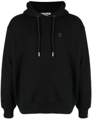 

Logo-patch cotton-blend hoodie, A BATHING APE® Logo-patch cotton-blend hoodie