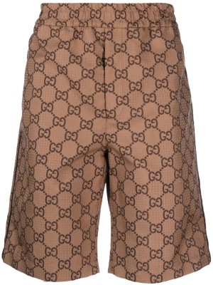 

All-over GG-print shorts, Gucci All-over GG-print shorts