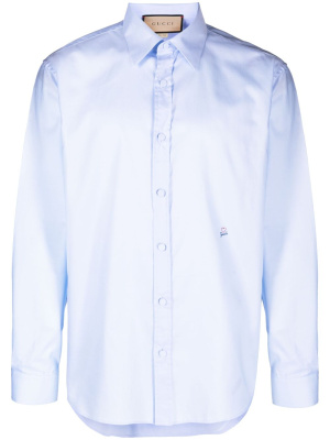 

New Boxy logo-embroidered shirt, Gucci New Boxy logo-embroidered shirt