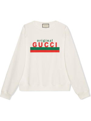 

Logo-print sweatshirt, Gucci Logo-print sweatshirt