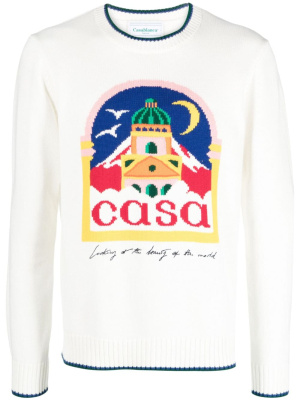 

Casa intarsia-knit jumper, Casablanca Casa intarsia-knit jumper