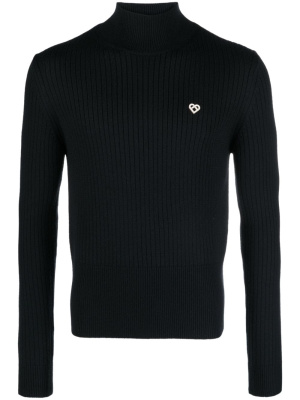 

Ribbed-knit high-neck jumper, Casablanca Ribbed-knit high-neck jumper