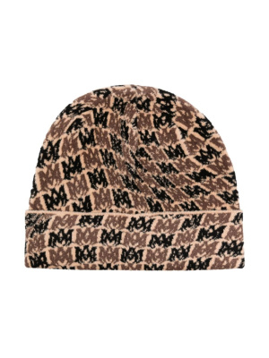

Swirl monogram beanie, AMIRI Swirl monogram beanie