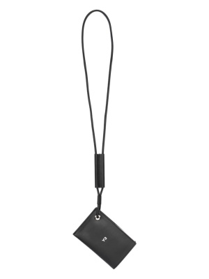 

Logo-print calf leather cardholder, Y-3 Logo-print calf leather cardholder