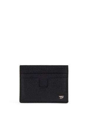 

Logo-plaque leather cardholder, TOM FORD Logo-plaque leather cardholder