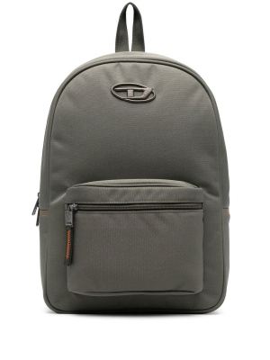 

Embroidered-logo zipped backpack, Diesel Embroidered-logo zipped backpack