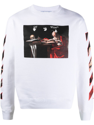 

Caravaggio print sweatshirt, Off-White Caravaggio print sweatshirt