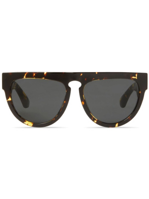 

Tortoiseshell-effect round-frame sunglasses, Burberry Eyewear Tortoiseshell-effect round-frame sunglasses