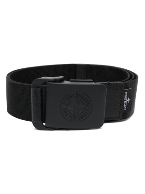 

Logo-embossed leather belt, Stone Island Logo-embossed leather belt
