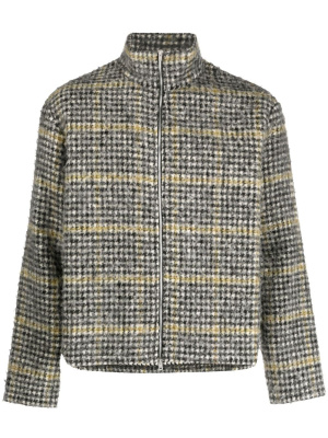 

Shrunken houndstooth-pattern jacket, OUR LEGACY Shrunken houndstooth-pattern jacket