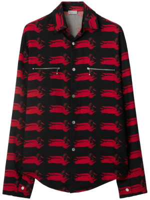 

Graphic-print long-sleeve shirt, Burberry Graphic-print long-sleeve shirt