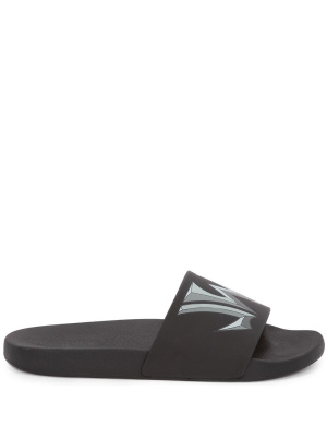 

JWA logo-print slides, JW Anderson JWA logo-print slides