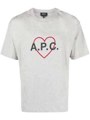 

Heart logo cotton T-shirt, A.P.C. Heart logo cotton T-shirt