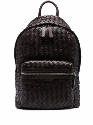 

Interwoven-design zip-fastening backpack, Officine Creative Interwoven-design zip-fastening backpack