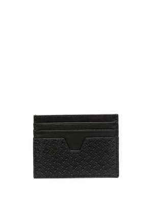 

Embossed logo-print leather cardholder, Tommy Hilfiger Embossed logo-print leather cardholder